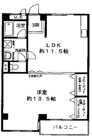 リアライズ高尾の物件間取画像